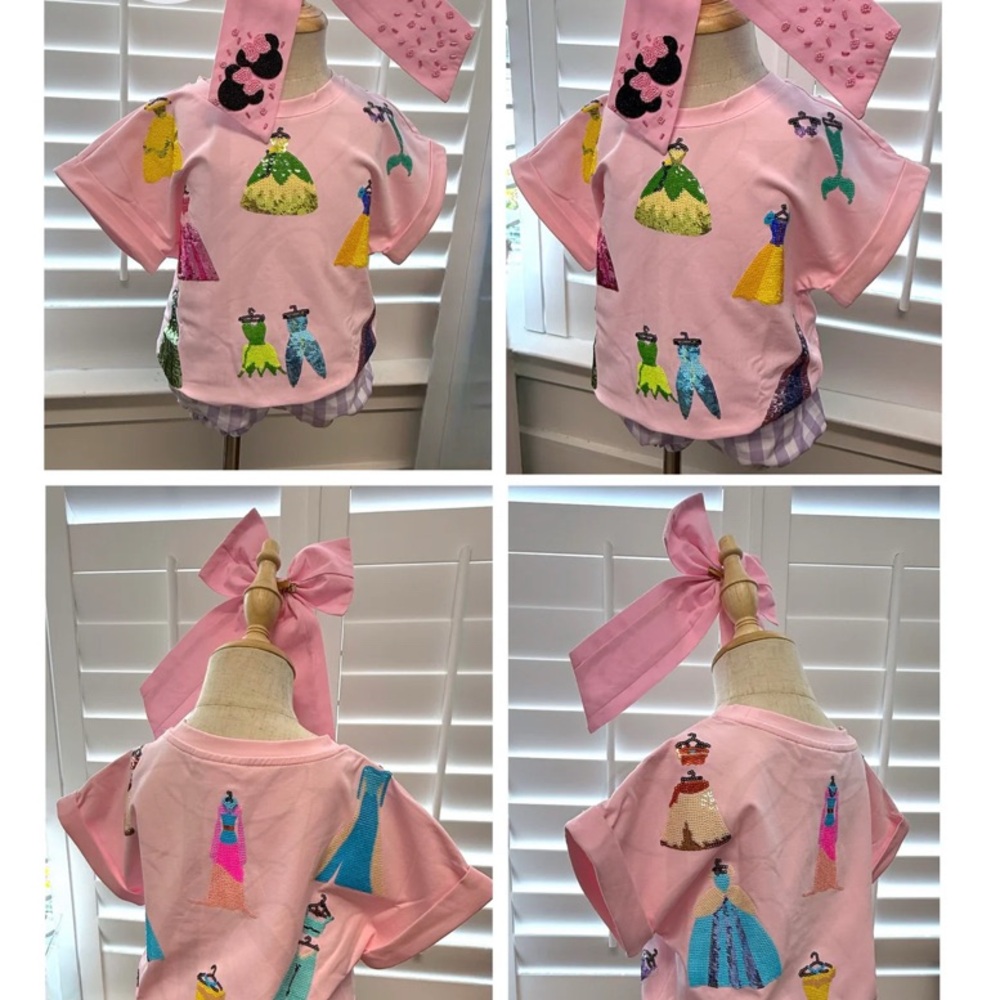 Ellory Kate Princess tee sequins
